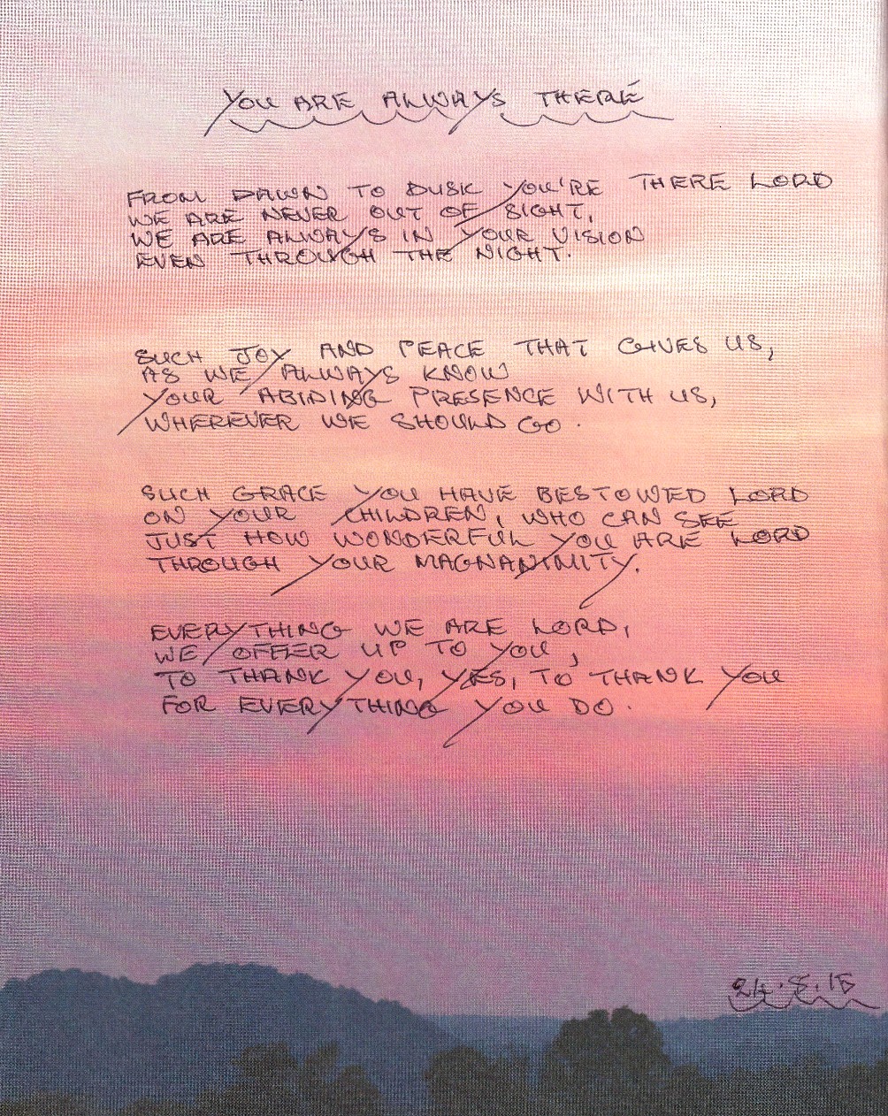 poem, spiritual, religious, christian, always there